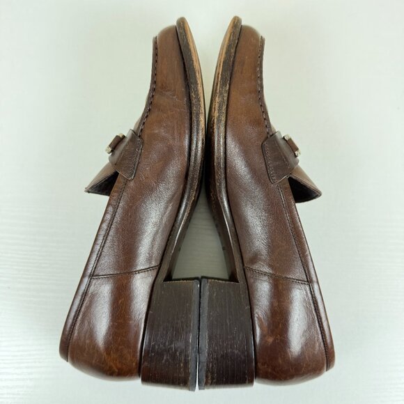 Prada Brown Leather Loafer - Picture 6 of 11